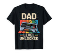 Level Unlocked Video Game Dad Gaming T-Shirt - Custom Art Print Unisex - T-Shirt, Sweatshirt, Hoodie