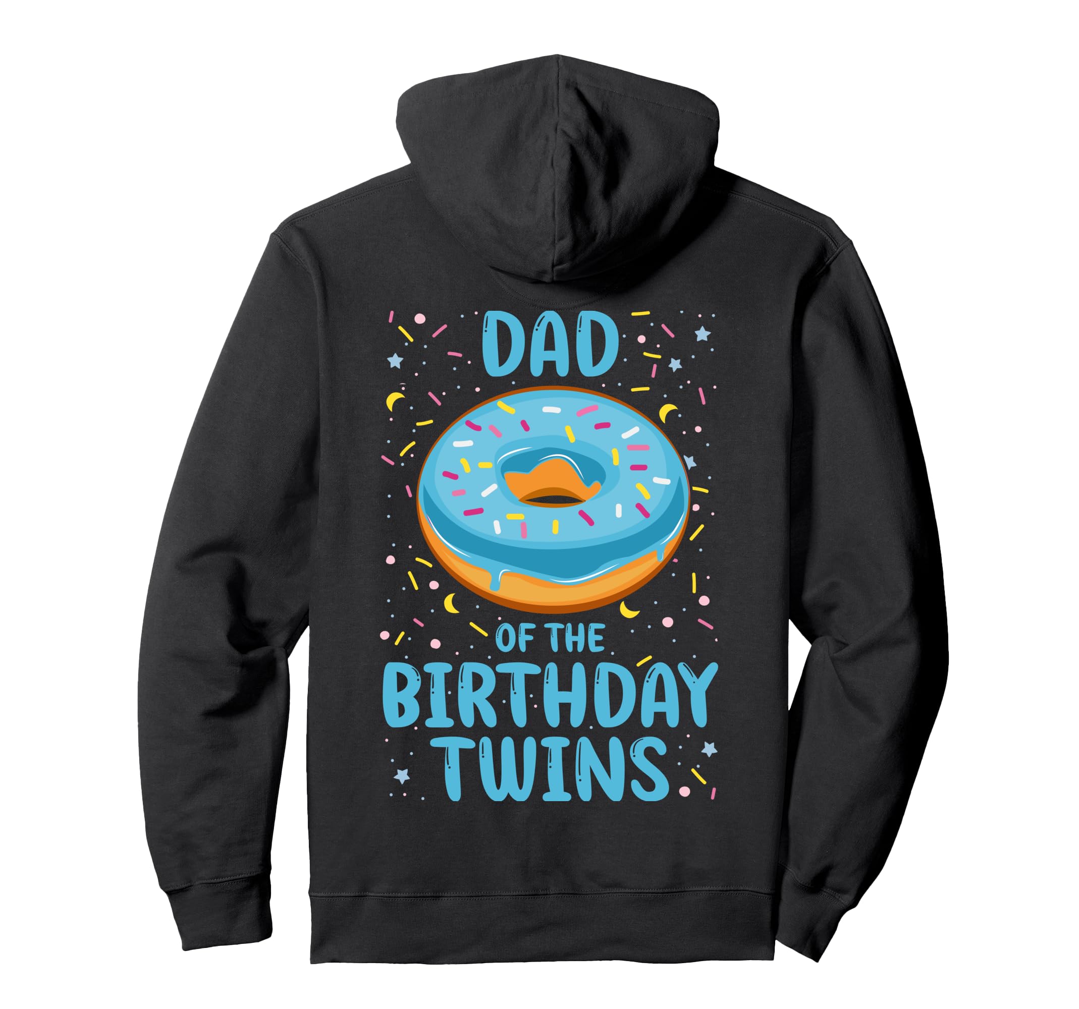 Dad Birthday Twins Hoodie - Unique Graphic Men Women - T-Shirt, Sweatshirt, Hoodie