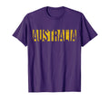 Australia Green And Yellow Athletic T-Shirt - Custom Art Print Unisex - T-Shirt, Sweatshirt, Hoodie