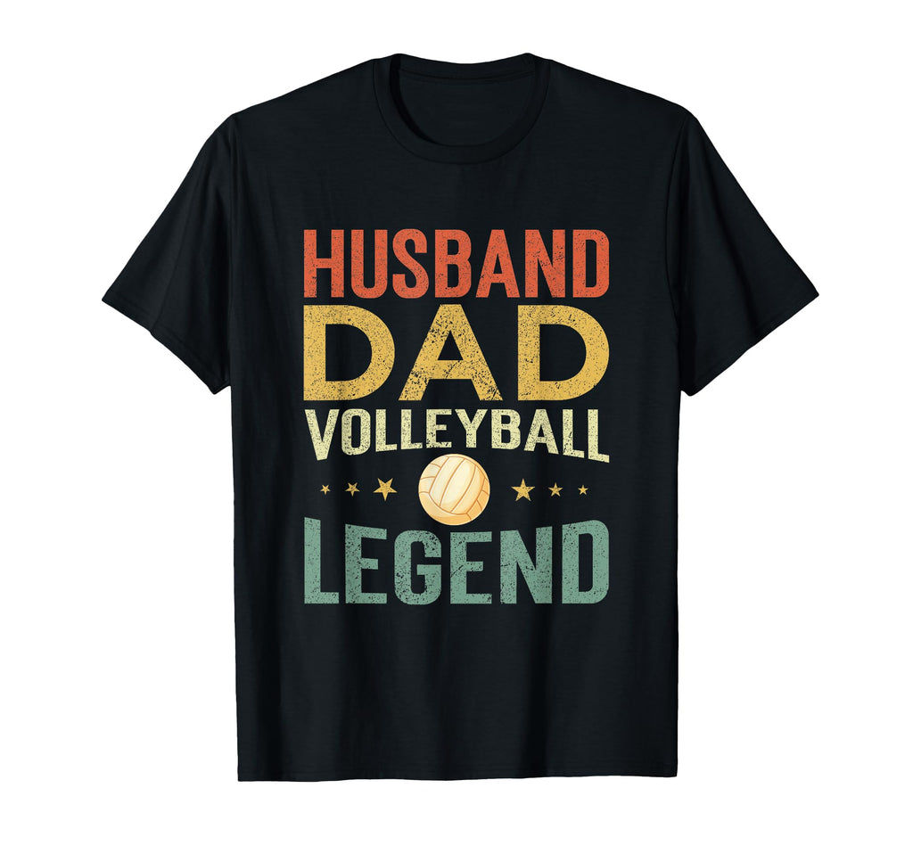 Volleyball Player Husband Dad T-Shirt - Minimalist Print for Adults - T-Shirt, Sweatshirt, Hoodie