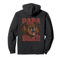 Animal Daddy Bear Family Dad Papa Hoodie - Aesthetic Graphic for Adults - T-Shirt, Sweatshirt, Hoodie