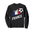 France Soccer Fan Flag Football Sweatshirt - Streetwear Style for Adults - T-Shirt, Sweatshirt, Hoodie