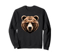 Brown Bear Grizzly Bears Forest Sweatshirt - Unique Graphic Men Women - T-Shirt, Sweatshirt, Hoodie