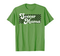 Soccer Mama Soccer Mom Checkered T-Shirt - Casual Everyday Wear Men Women - T-Shirt, Sweatshirt, Hoodie