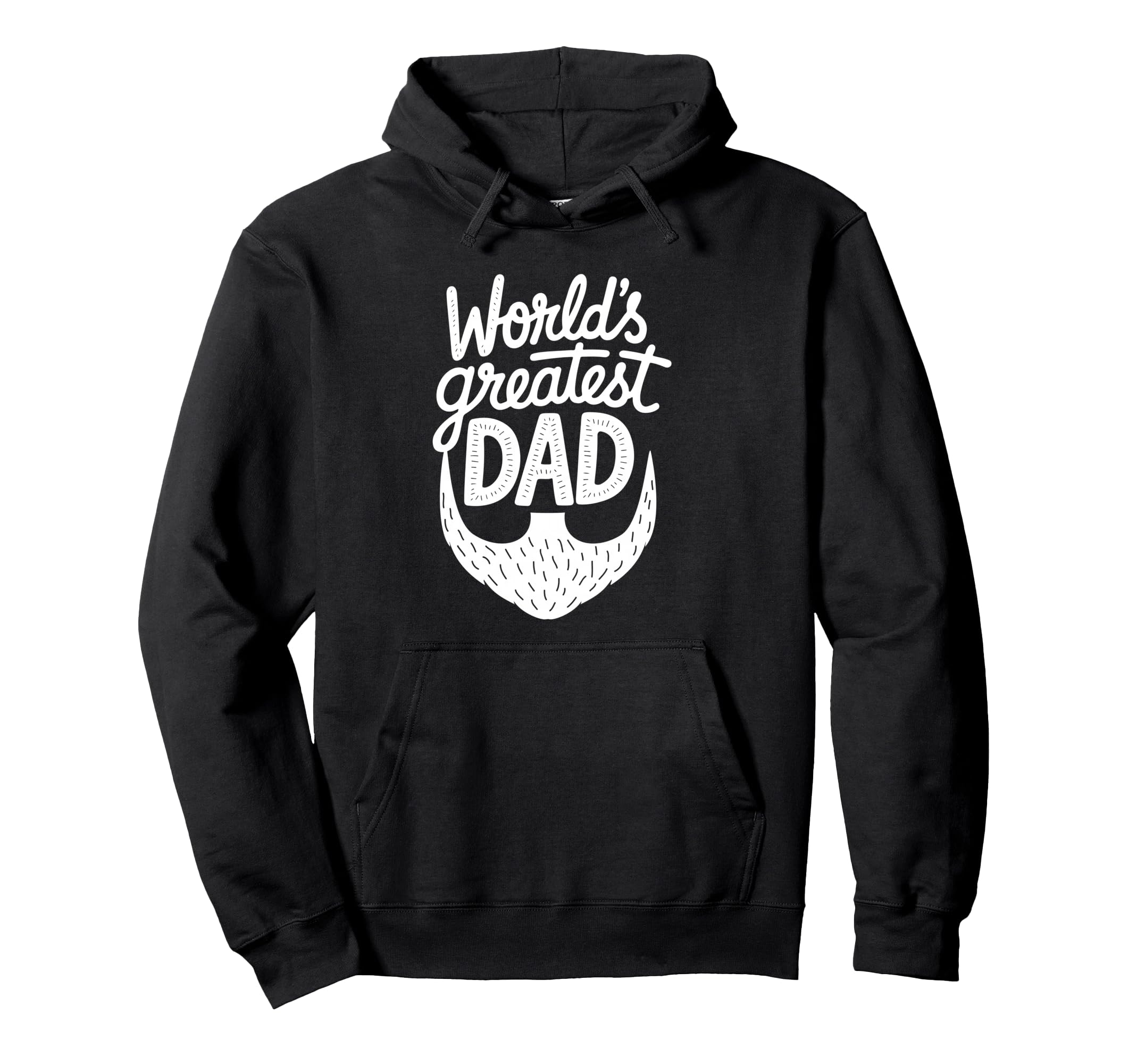 Worlds Greatest Dad Beard Hoodie - Casual Everyday Wear for Adults - T-Shirt, Sweatshirt, Hoodie