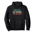 Funny Single Dad Superhero Single Father Hoodie - Minimalist Print Unisex - T-Shirt, Sweatshirt, Hoodie