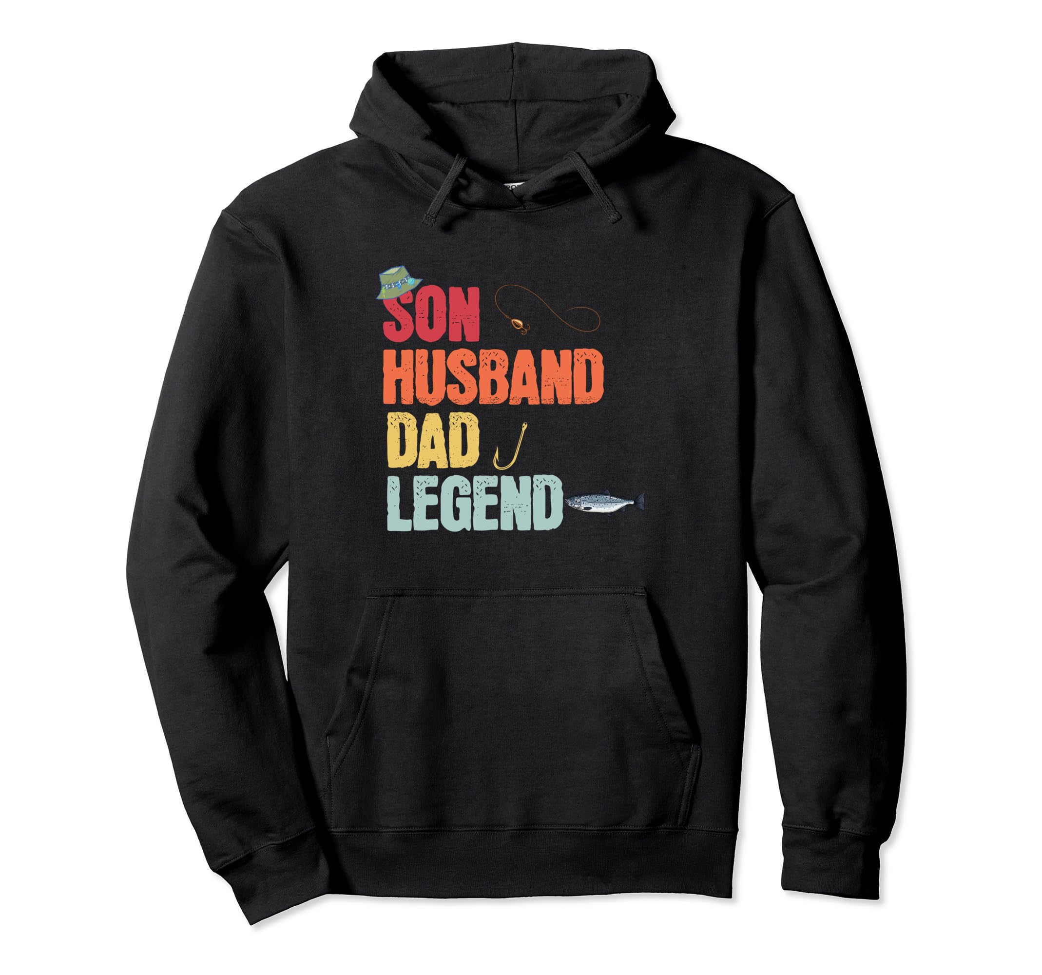 Fishing Son Husband Dad Legend That Love To Hoodie - Trendy Graphic Unisex - T-Shirt, Sweatshirt, Hoodie