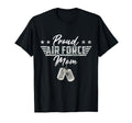 Proud Air Force Mom Military Us Air T-Shirt - Minimalist Print Unisex - T-Shirt, Sweatshirt, Hoodie