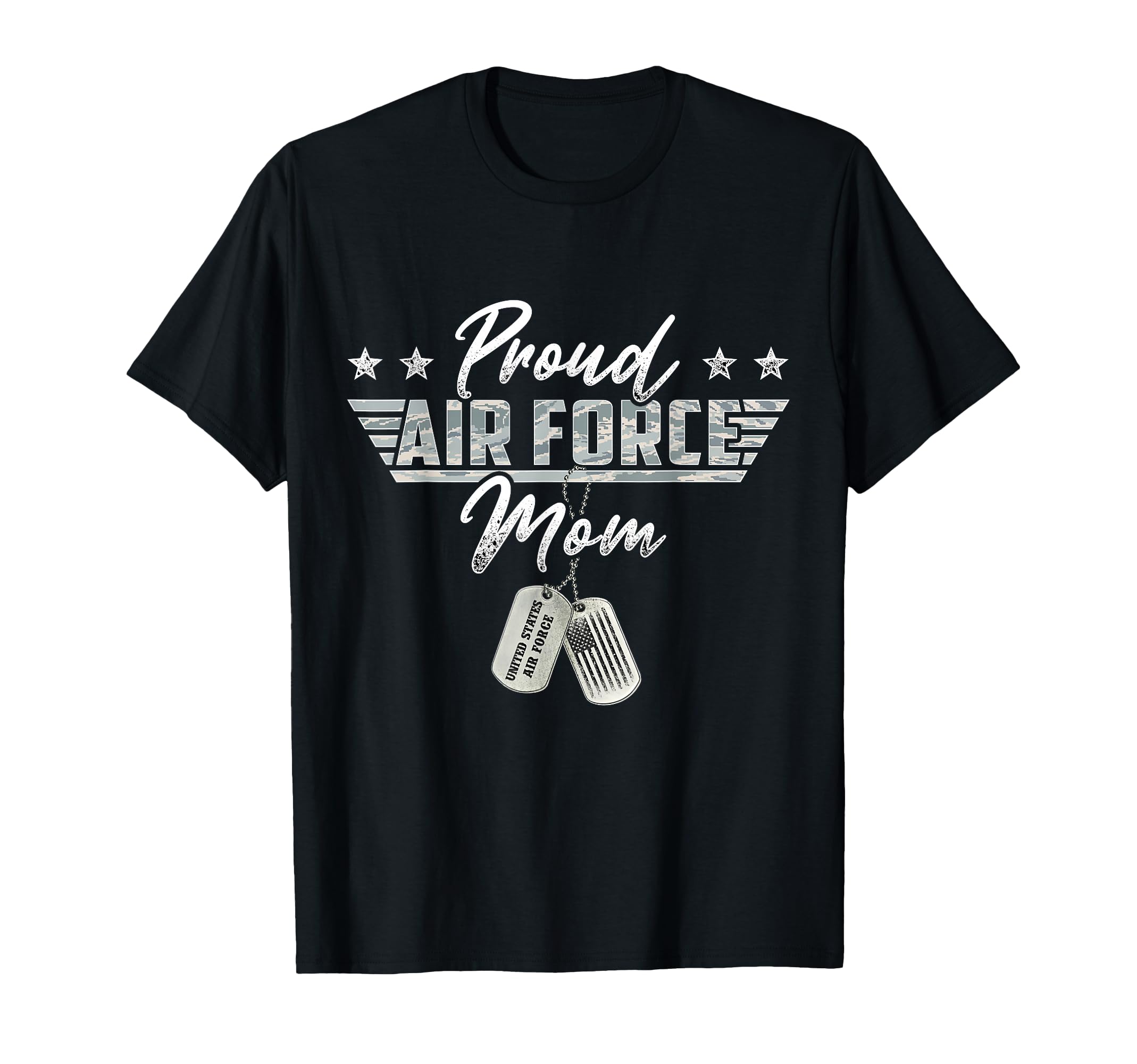 Proud Air Force Mom Military Us Air T-Shirt - Minimalist Print Unisex - T-Shirt, Sweatshirt, Hoodie