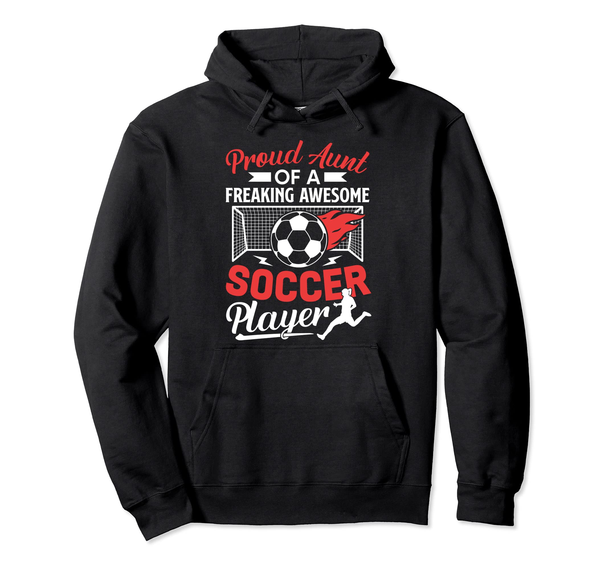 Soccer Aunt Player Theme Funny Gift Hoodie - Custom Art Print Men Women - T-Shirt, Sweatshirt, Hoodie