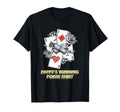 Pappys Winning Poker Funny Dad Daddy T-Shirt - Streetwear Style for Adults - T-Shirt, Sweatshirt, Hoodie