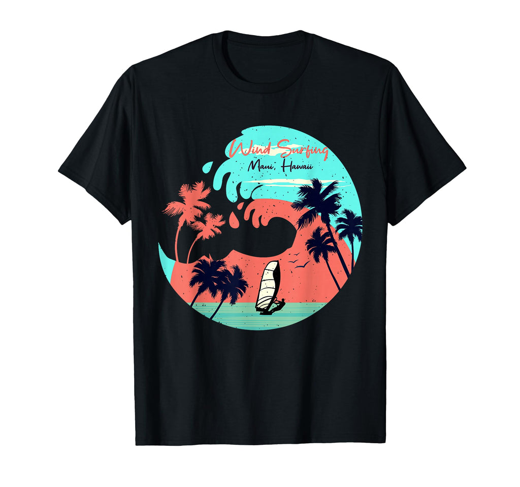 Licensed Hawaiian Windsurfing Dad T-Shirt - Custom Art Print Unisex - T-Shirt, Sweatshirt, Hoodie