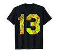 Softball 13 Jersey Number T-Shirt - Unique Graphic Unisex - T-Shirt, Sweatshirt, Hoodie