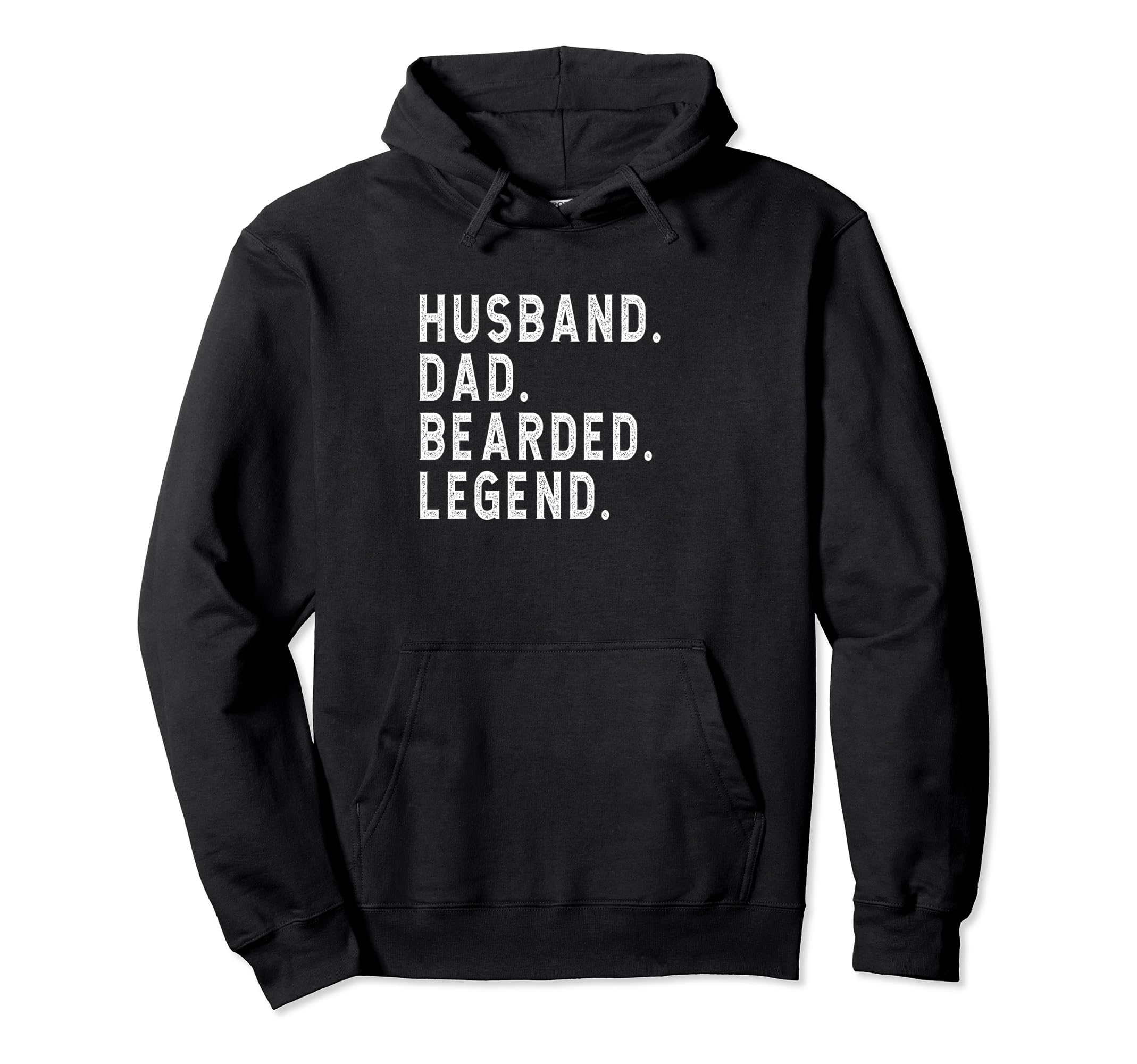 Husband Dad Bearded Legend Fathers Day Hoodie - Fun Novelty Design Unisex - T-Shirt, Sweatshirt, Hoodie