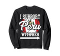 Funny Sports Support Peru Her Gift Sweatshirt - Aesthetic Graphic Unisex - T-Shirt, Sweatshirt, Hoodie