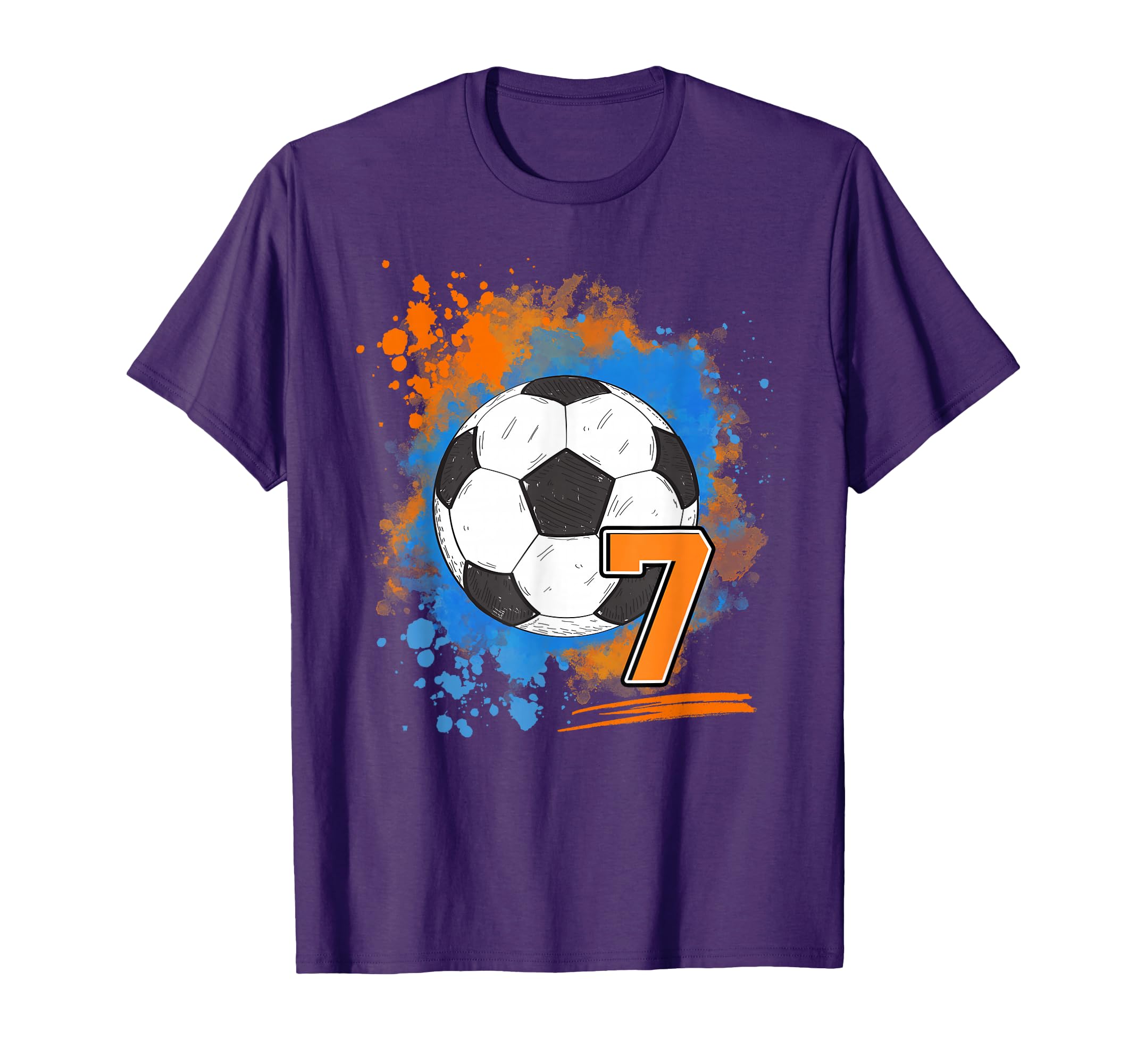 7Th Birthday 7 Years Old Soccer T-Shirt - Fun Novelty Design for Adults - T-Shirt, Sweatshirt, Hoodie