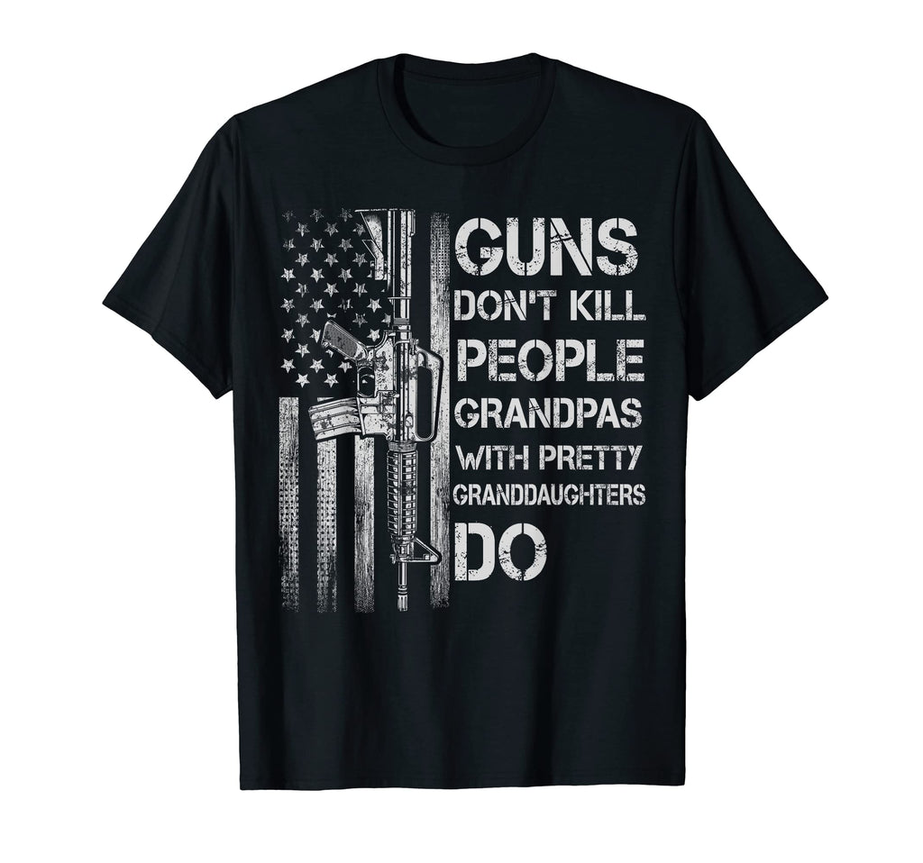 Mens Fun Grandpas Pretty Granddaughter T-Shirt - Trendy Graphic Unisex - T-Shirt, Sweatshirt, Hoodie