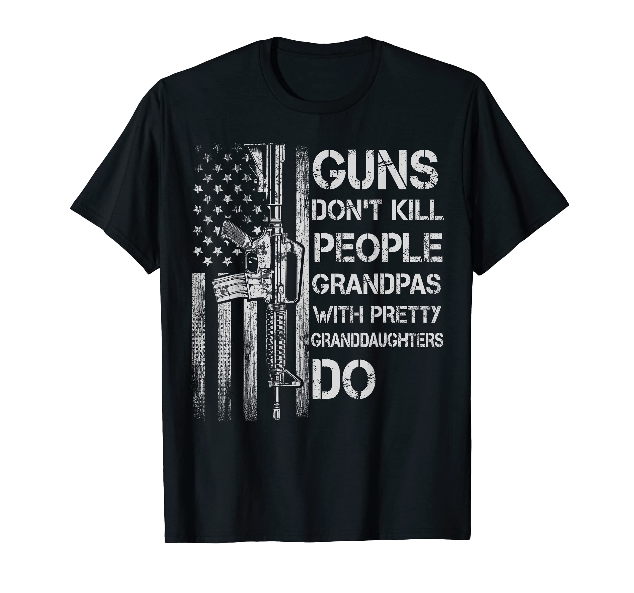 Mens Fun Grandpas Pretty Granddaughter T-Shirt - Trendy Graphic Unisex - T-Shirt, Sweatshirt, Hoodie