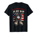 My Favorite Veteran Is My Dad Us Flag T-Shirt - Fun Novelty Design Unisex - T-Shirt, Sweatshirt, Hoodie