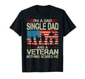 Im Dad Single Dad And Veteran Grandpa T-Shirt - Minimalist Print Men Women - T-Shirt, Sweatshirt, Hoodie