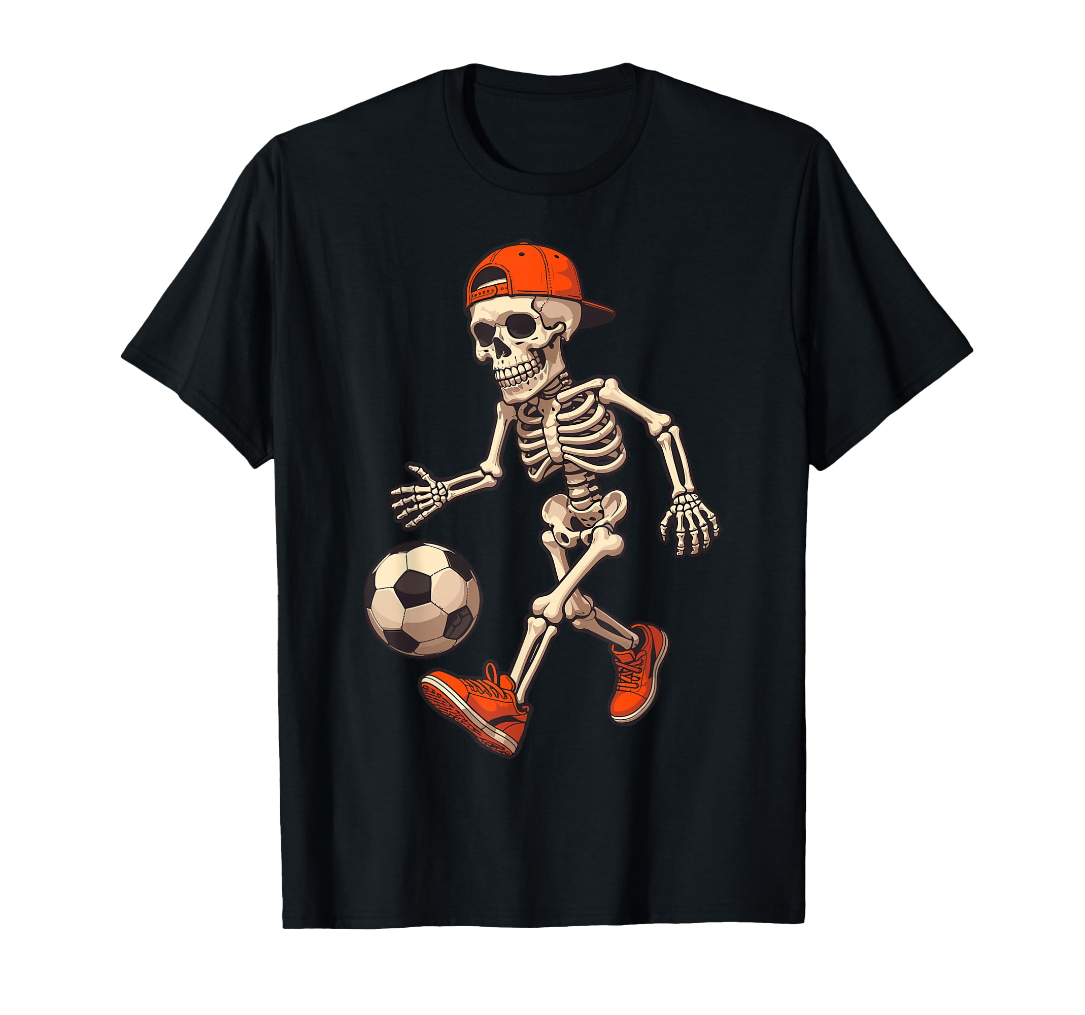 Funny Skeleton Soccer Balls Football T-Shirt - Streetwear Style Unisex - T-Shirt, Sweatshirt, Hoodie
