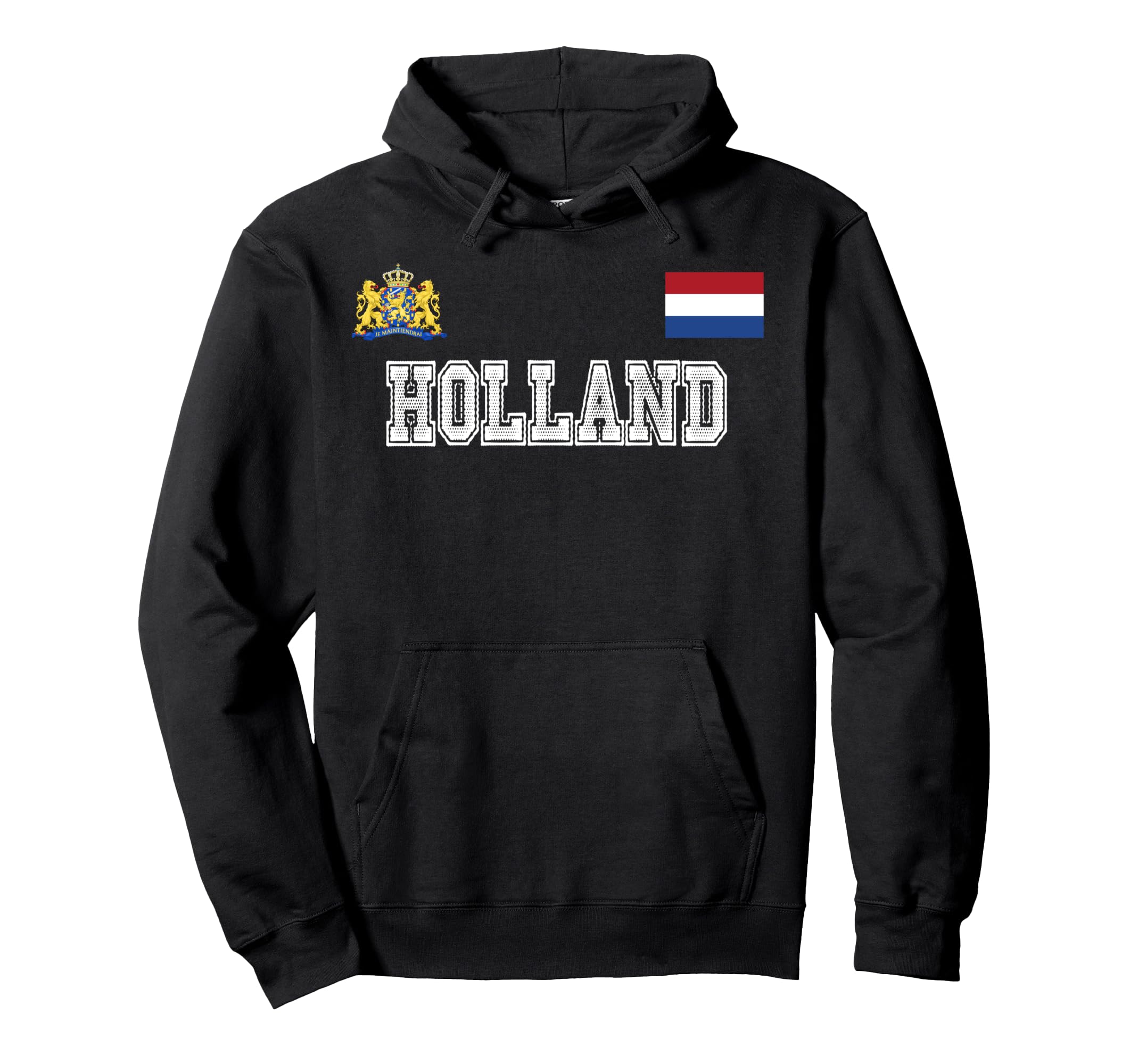 Holland Netherlands Orange Hoodie - Casual Everyday Wear Men Women - T-Shirt, Sweatshirt, Hoodie