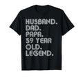 Husband Dad Papa 59 Year Old Legend Dad T-Shirt - Streetwear Style Unisex - T-Shirt, Sweatshirt, Hoodie