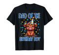 Cow Birthday Fluffy Cow Hat Party Dad T-Shirt - Novelty Apparel for Adults - T-Shirt, Sweatshirt, Hoodie