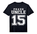 Number 15 Custom Proud Soccer Futbol T-Shirt - Streetwear Style Men Women - T-Shirt, Sweatshirt, Hoodie