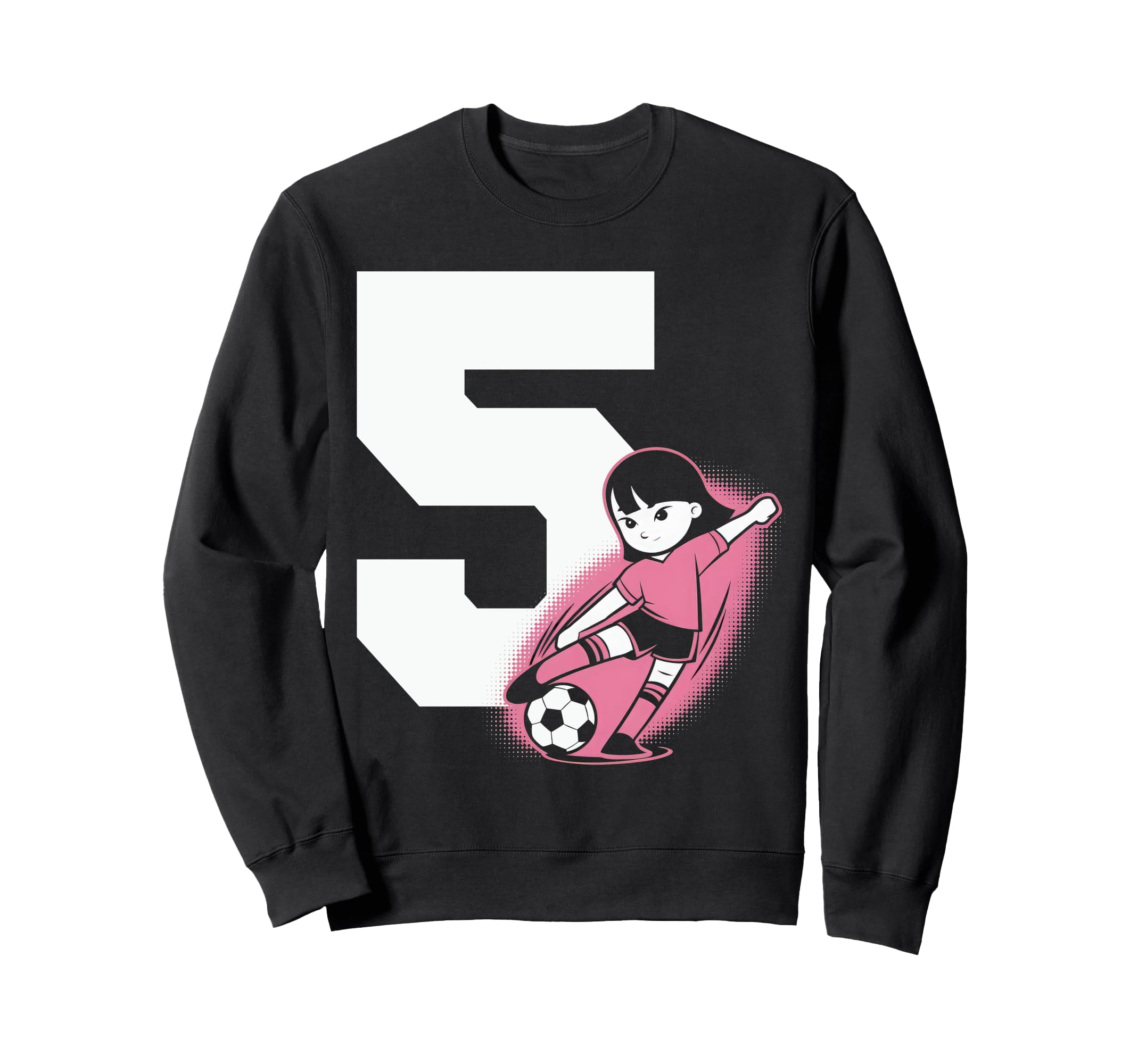 5 Soccer Birthday Gift Soccer Fan Sweatshirt - Unique Graphic for Adults - T-Shirt, Sweatshirt, Hoodie