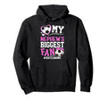 Nephews Biggest Fan Soccer Aunt Soccer Hoodie - Minimalist Print Men Women - T-Shirt, Sweatshirt, Hoodie