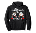 Mom Both Soccer Baseball Mom Baseball Hoodie - Novelty Apparel Unisex - T-Shirt, Sweatshirt, Hoodie