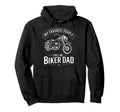 My Favorite People Call Me Biker Dad Hoodie - Novelty Apparel for Adults - T-Shirt, Sweatshirt, Hoodie