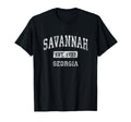 Savannah Georgia Ga Established T-Shirt - Casual Everyday Wear Men Women - T-Shirt, Sweatshirt, Hoodie