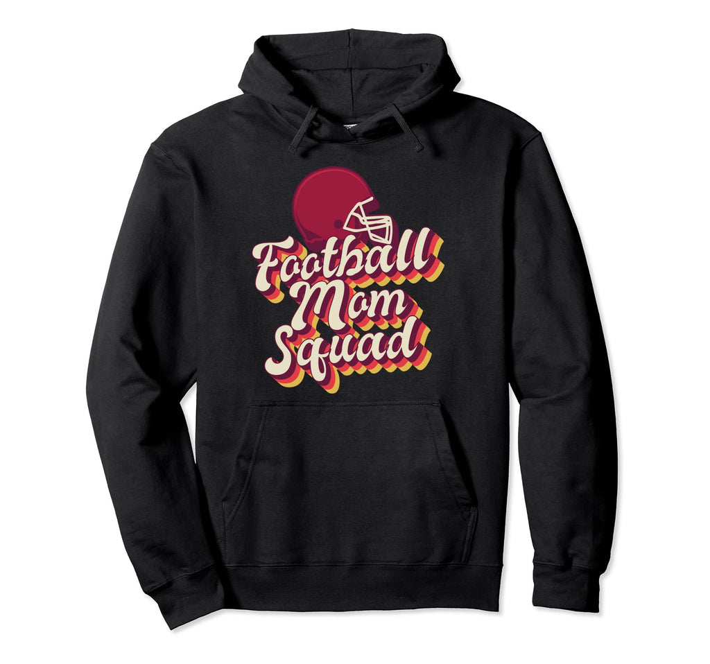 Football Mom Squad Soccer Helmet Hoodie - Aesthetic Graphic Men Women - T-Shirt, Sweatshirt, Hoodie