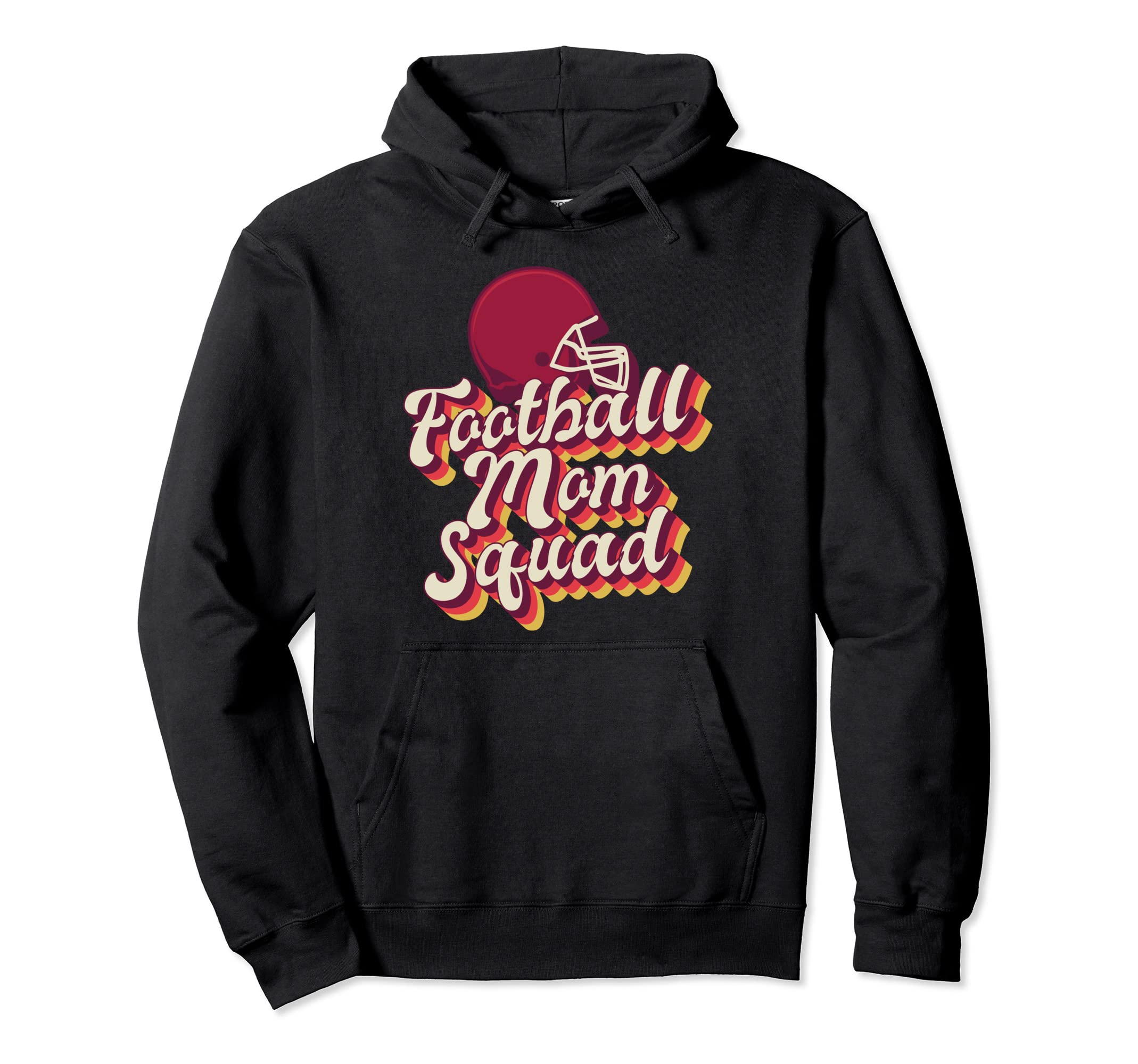 Football Mom Squad Soccer Helmet Hoodie - Aesthetic Graphic Men Women - T-Shirt, Sweatshirt, Hoodie