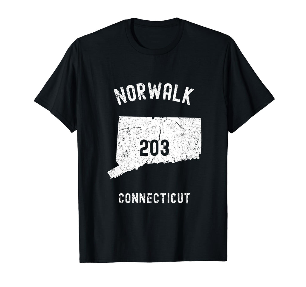 Norwalk Connecticut Ct 203 Athletic T-Shirt - Unique Graphic Men Women - T-Shirt, Sweatshirt, Hoodie
