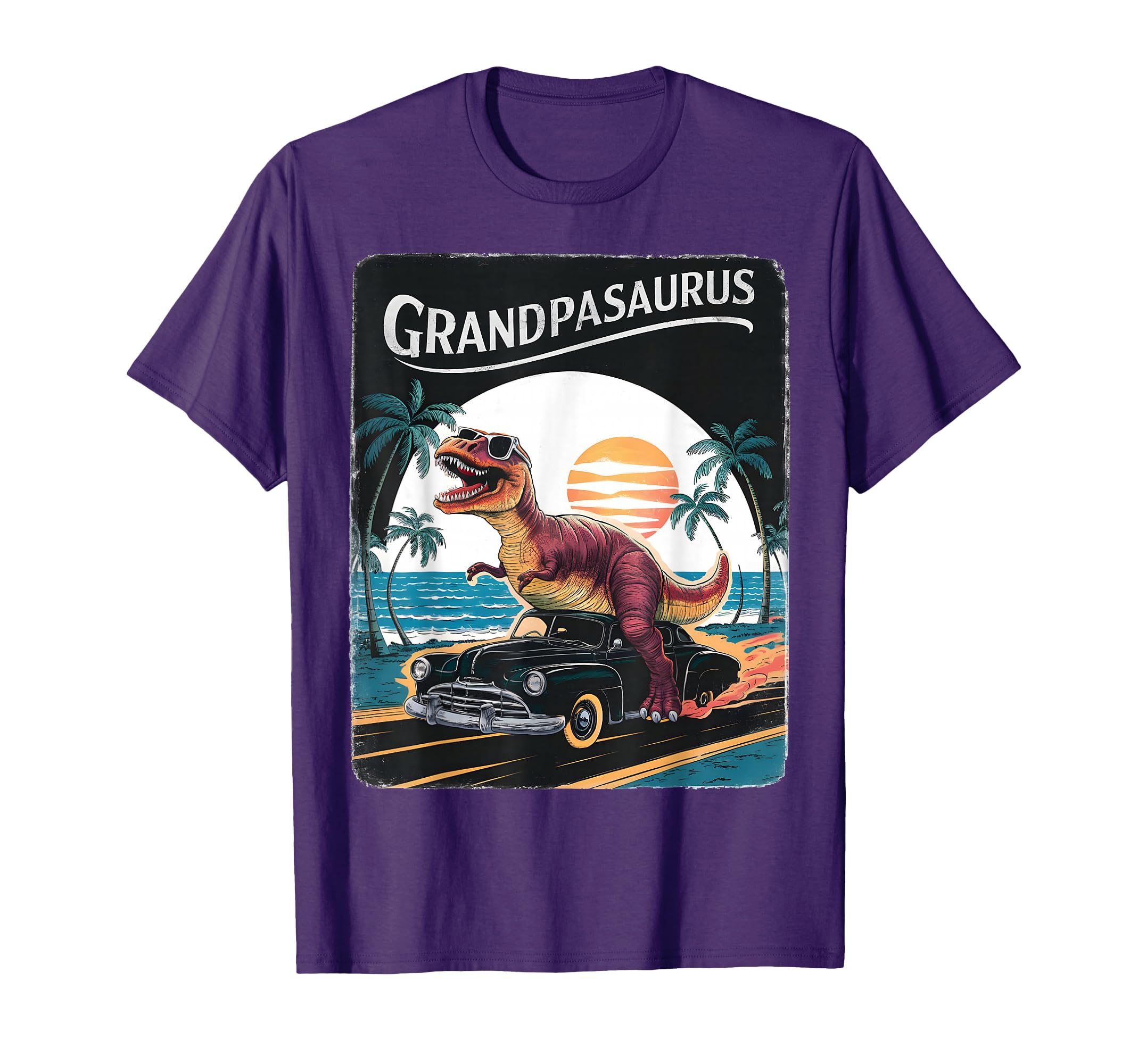 Grandpa Dinosaur Grandpasaurus T-Shirt - Fun Novelty Design for Adults - T-Shirt, Sweatshirt, Hoodie