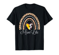 Mom Life Boho Rainbow Funny Soccer T-Shirt - Novelty Apparel Unisex - T-Shirt, Sweatshirt, Hoodie