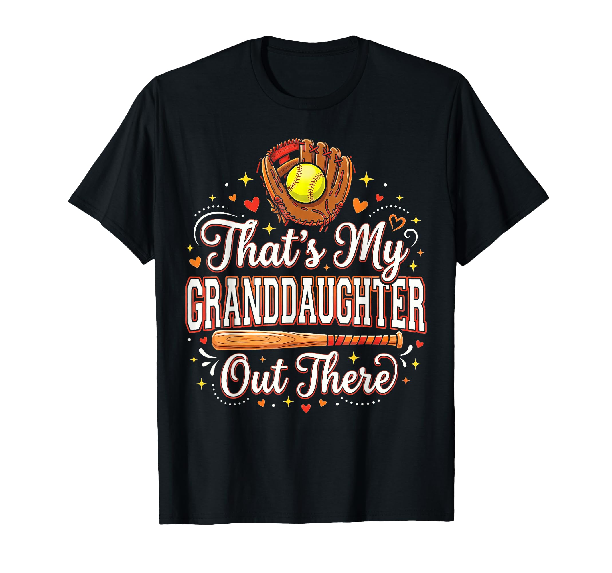 Favorite Softball Granddaughter Out T-Shirt - Unique Graphic Men Women - T-Shirt, Sweatshirt, Hoodie