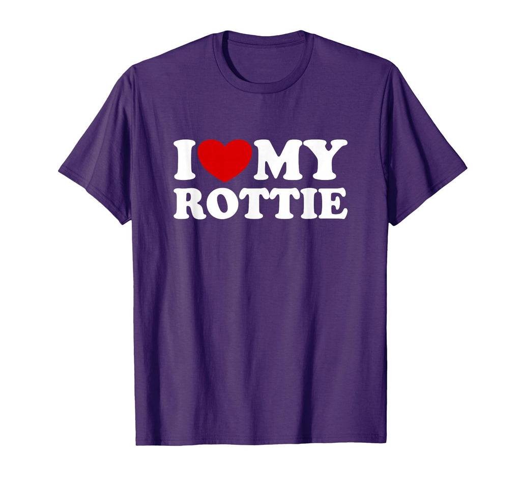 I Love My Rottie Mom Dad Rottweiler T-Shirt - Streetwear Style Men Women - T-Shirt, Sweatshirt, Hoodie