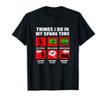 Things I Do My Spare Time Football T-Shirt - Unique Graphic for Adults - T-Shirt, Sweatshirt, Hoodie