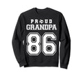 Number 86 Custom Proud Soccer Futbol Sweatshirt - Graphic Print for Adults - T-Shirt, Sweatshirt, Hoodie