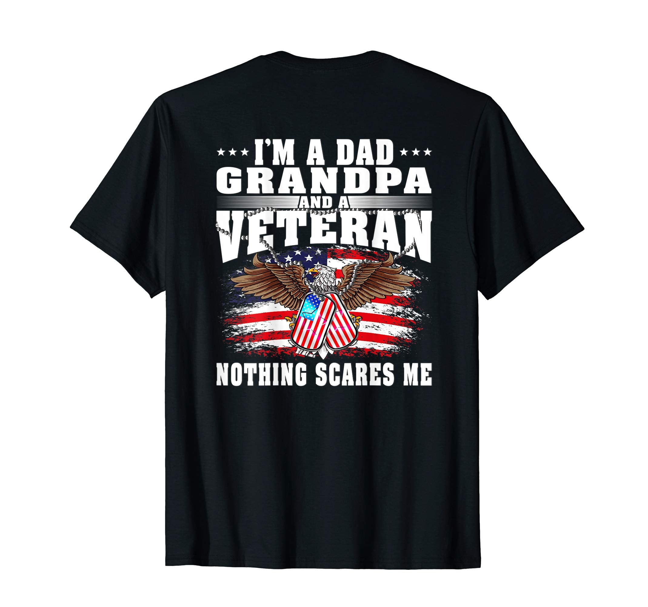 Mens Im Dad Grandpa And Us Army Veteran T-Shirt - Custom Art Print Unisex - T-Shirt, Sweatshirt, Hoodie