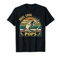Reel Pops Fishing Fathers Day Grandpa T-Shirt - Unique Graphic Men Women - T-Shirt, Sweatshirt, Hoodie
