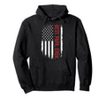 Best Papa Ever Us American Flag Hoodie - Fun Novelty Design for Adults - T-Shirt, Sweatshirt, Hoodie