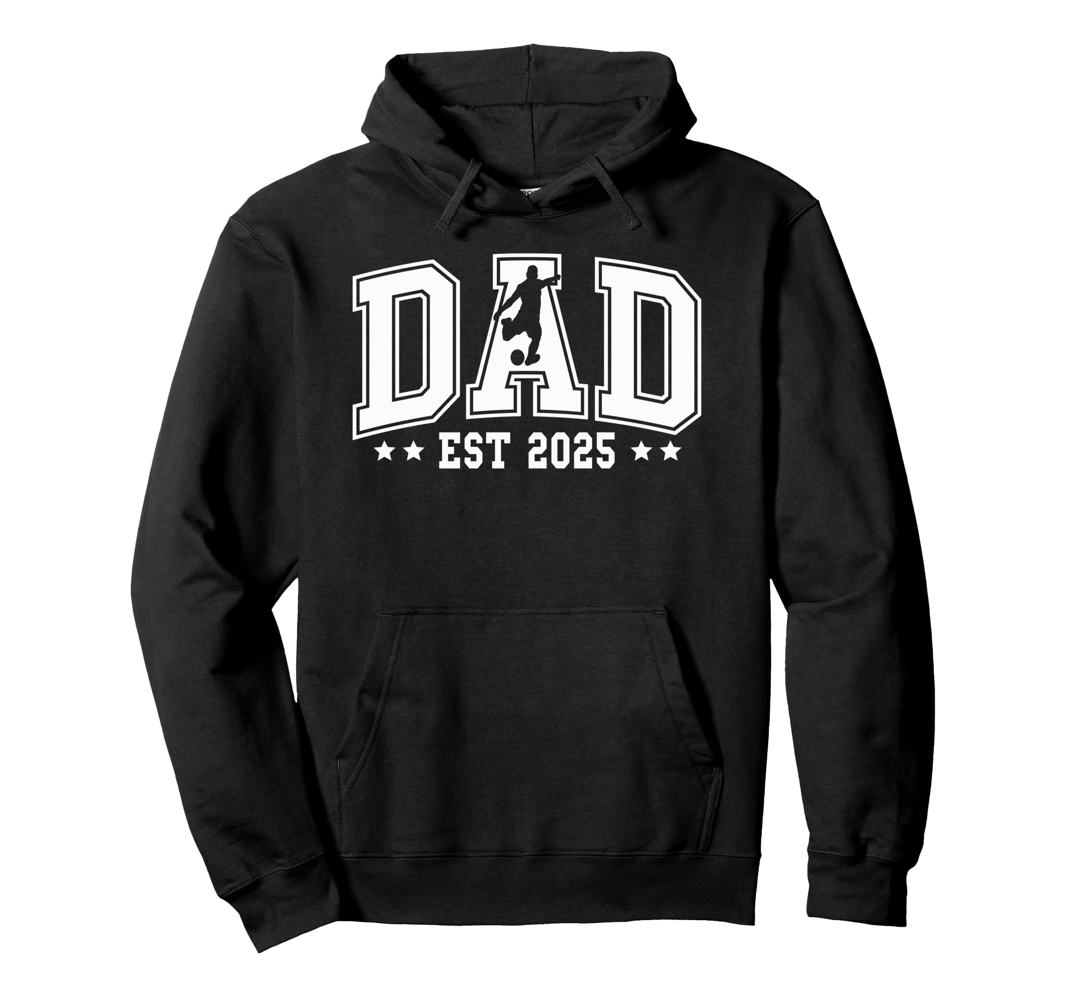 Dad Est 2025 Soccer New Dad Expecting Hoodie - Custom Art Print Unisex - T-Shirt, Sweatshirt, Hoodie