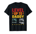 Level Up Daddy Gonna Be Dad Father Gamer T-Shirt - Custom Art Print Unisex - T-Shirt, Sweatshirt, Hoodie