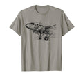 Dc 3 Airplane Husband Dad Grandfather T-Shirt - Unique Graphic Unisex - T-Shirt, Sweatshirt, Hoodie