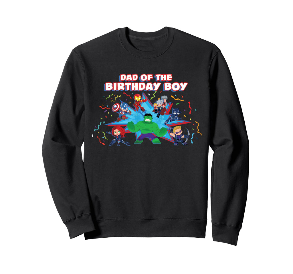 Marvel Avengers Toon Family Party Dad Sweatshirt - Graphic Print Unisex - T-Shirt, Sweatshirt, Hoodie